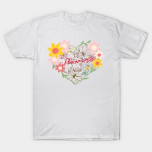 Flowers lines T-Shirt